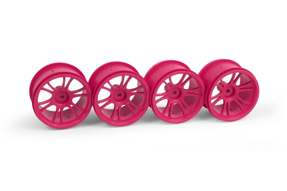 XRAY M18MT STARBURST WHEELS - PINK (4)