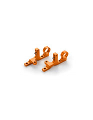 T4F ALU FRONT UPPER CLAMP (L+R) - ORANGE