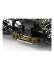 XB808 ALU FRONT LOWER SUSP. HOLDERS SET - SWISS 7075 T6 (7MM) - HARD COATED