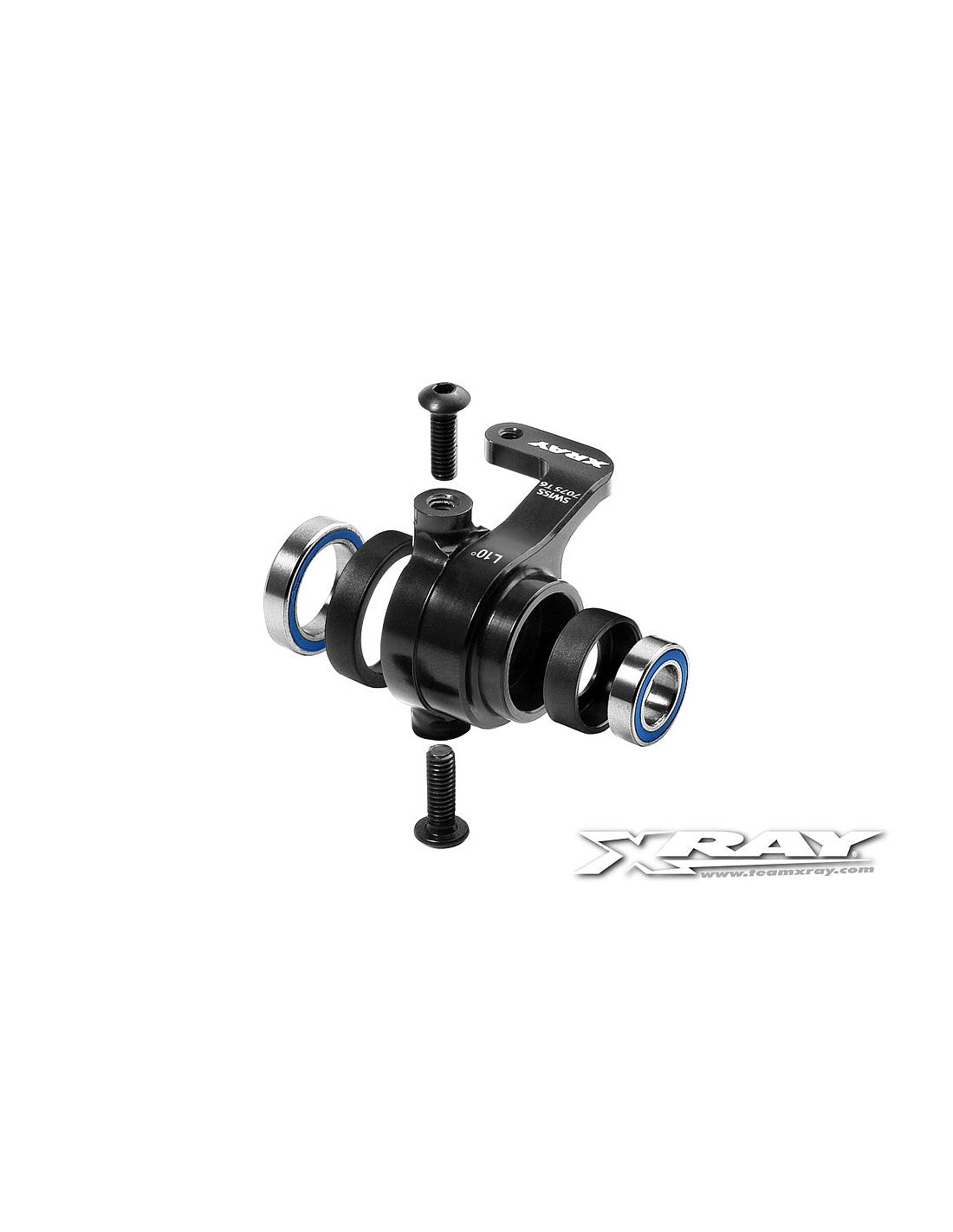 ALU STEERING BLOCK RIGHT - 10° KINGPIN - SET