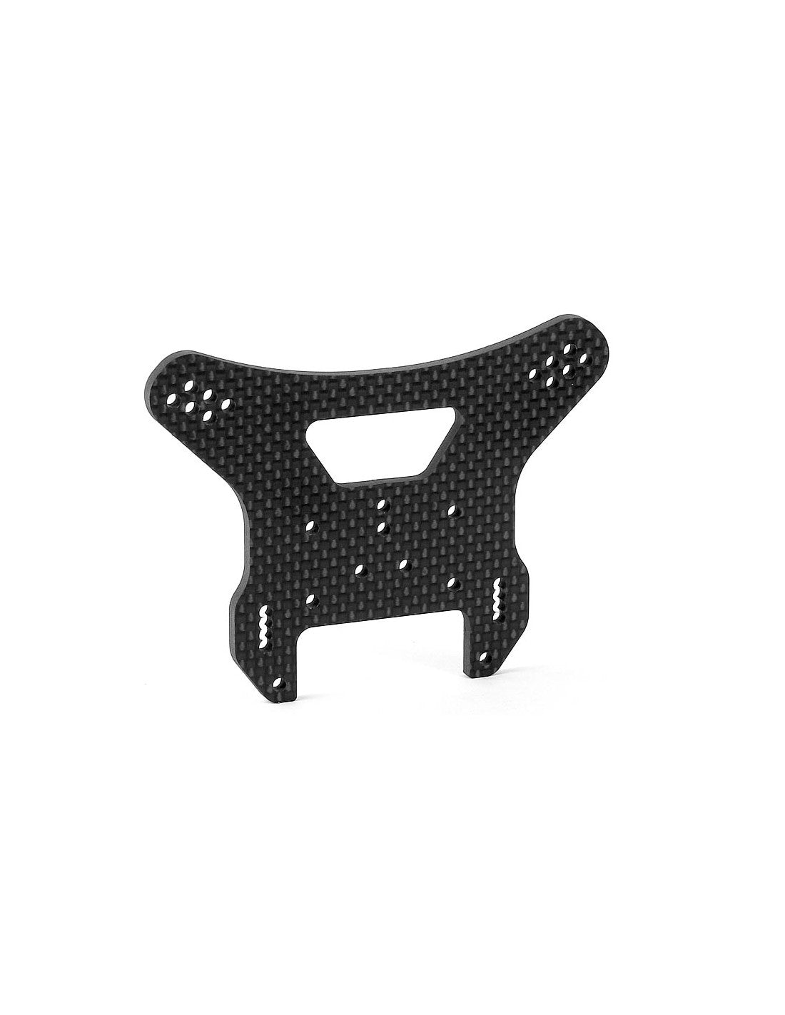 XB808 GRAPHITE REAR SHOCK TOWER - CNC MACHINED 3.5 MM