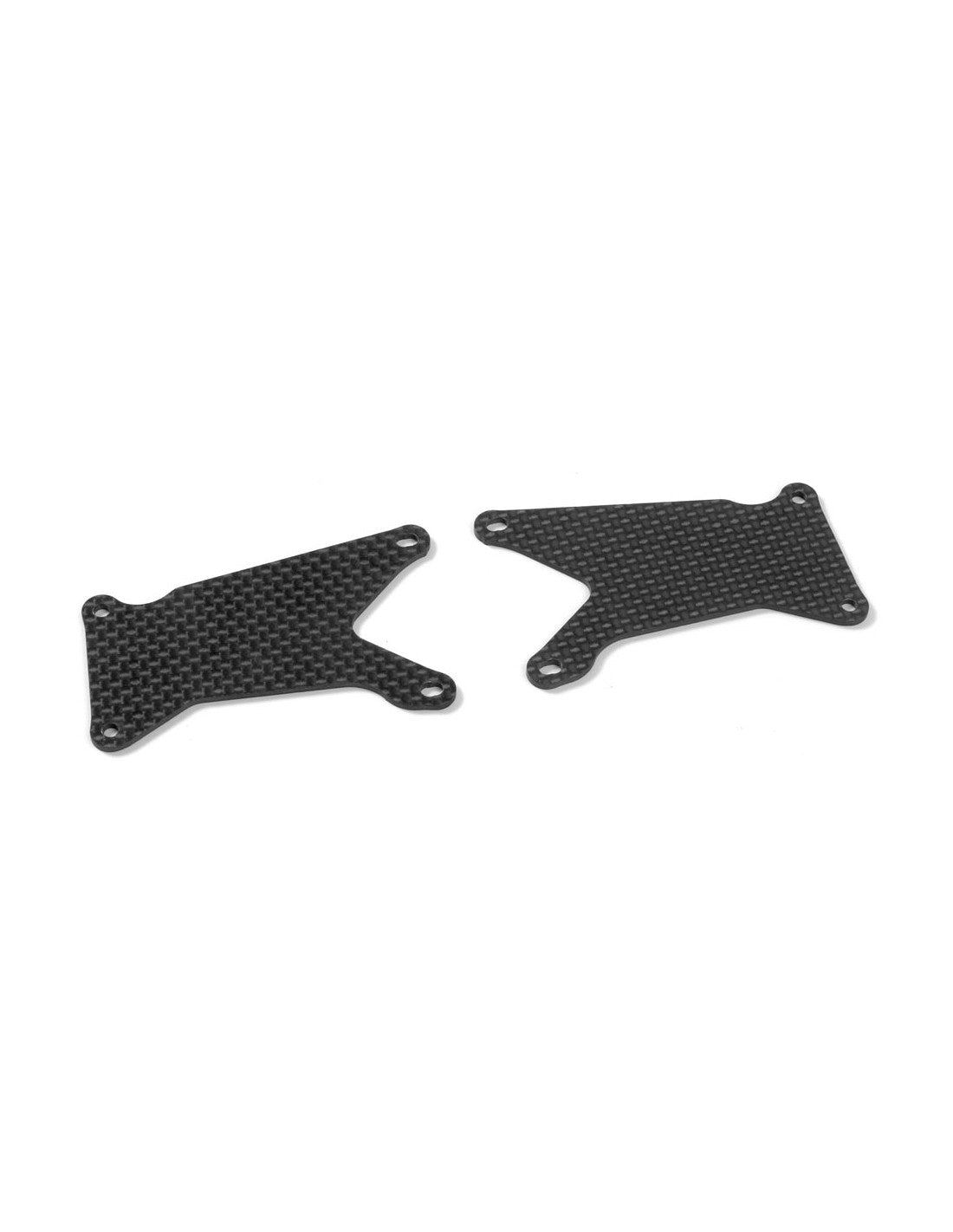 XB9 GRAPHITE FRONT LOWER ARM PLATE 1.6 MM (2)