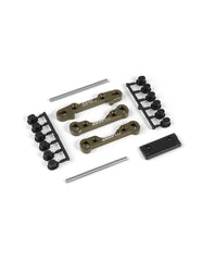 XB808 ALU REAR LOWER SUSP. HOLDERS SET- SWISS 7075 T6 (7MM) - HARD COATED - V2