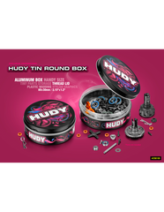 HUDY TIN ROUND BOX 80x30MM
