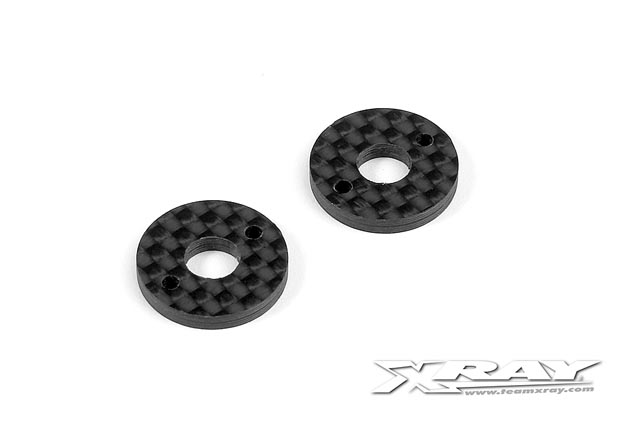 X10 GRAPHITE 2.5MM SHIM FOR 6MM BODY POST (2)
