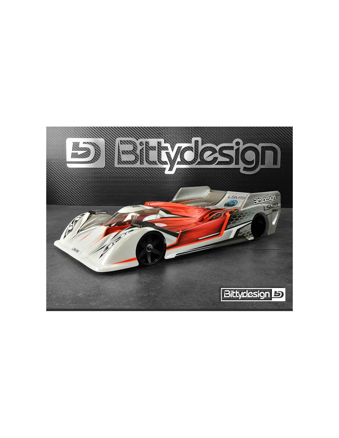 Bitty Design LSM19 clear body 1/12 Pan-Car Light weight