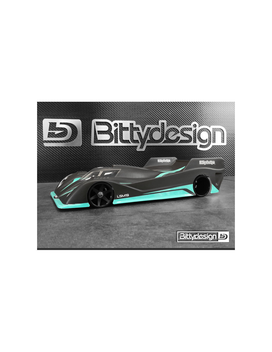 Bitty Design LSM19 clear body 1/12 Pan-Car Light weight