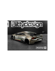 Bitty design GT12 Clear body shell AGATA for 1/12 Supastox class
