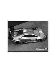 Bitty design GT12 Clear body shell AGATA for 1/12 Supastox class