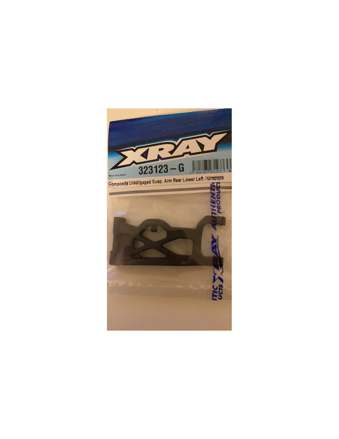 COMPOSITE DISENGAGED SUSPENSION ARM REAR LOWER LEFT - GRAPHITE