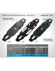 T4'20 GRAPHITE CHASSIS 2.2MM