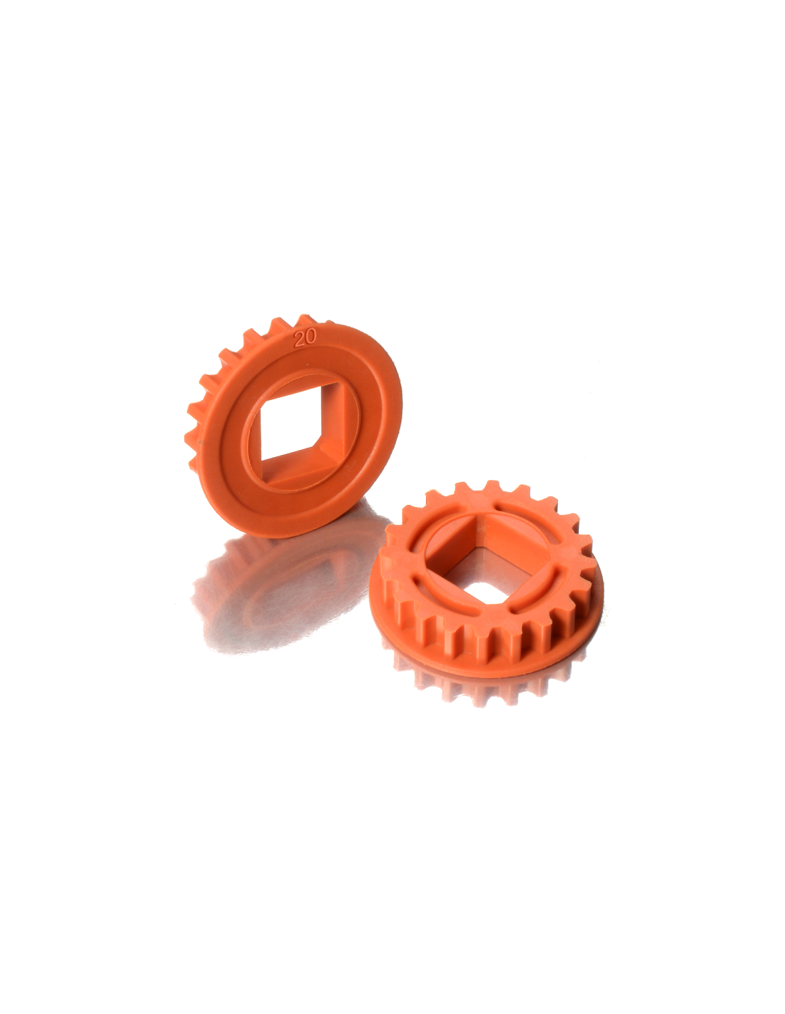 FIXED PULLEY FOR LAYSHAFT WITH BEARINGS 20T - GRAPHITE (2)