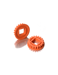 FIXED PULLEY FOR LAYSHAFT WITH BEARINGS 20T - GRAPHITE (2)