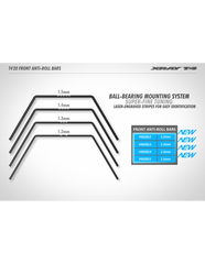 T4'20 ANTI-ROLL BAR FOR BALL-BEARINGS - FRONT 1.2 MM