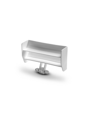 X1 COMPOSITE REAR WING - LIGHTWEIGHT & WIDE - WHITE