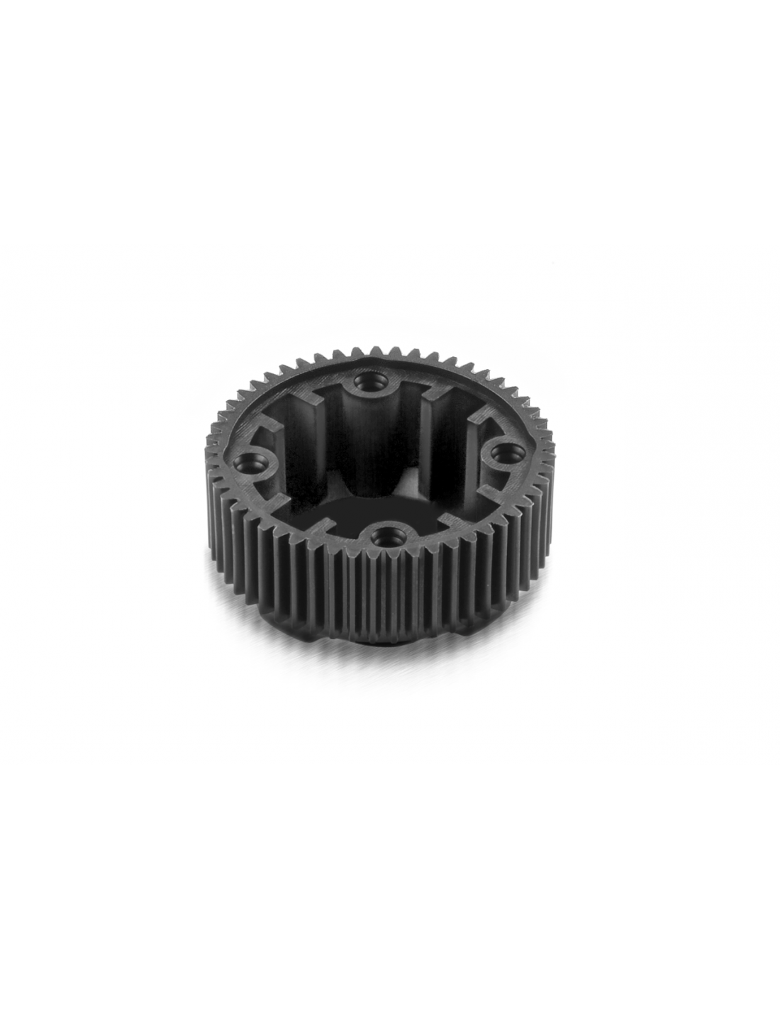 COMPOSITE GEAR DIFFERENTIAL CASE WITH PULLEY 53T - LCG - GRAPHITE