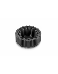 COMPOSITE GEAR DIFFERENTIAL CASE WITH PULLEY 53T - LCG - GRAPHITE