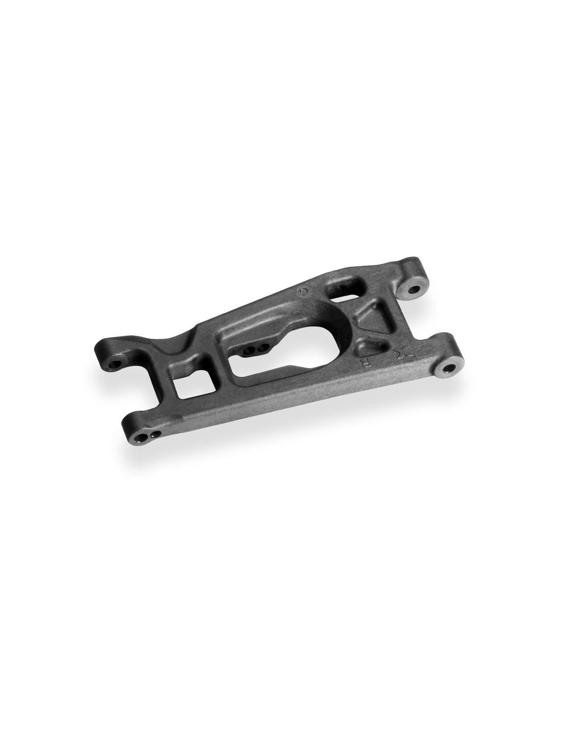 SUSP. ARM FRONT - LOW SHOCK MOUNTING - LOWER RIGHT - GRAPHITE
