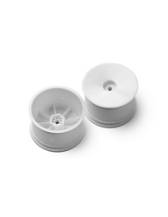 2WD/4WD REAR WHEEL AERODISK WITH 12MM HEX IFMAR - WHITE (2)
