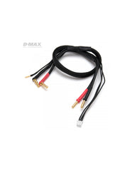 Charging Lead 4/5mm 2S CAR LiPo to 4mm Bullets 12AWG 500mm