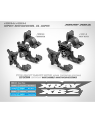 COMPOSITE FRONT MOTOR GEAR BOX - LCG - GRAPHITE - SET