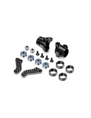 ALU STEERING BLOCKS WITH GRAPHITE EXTENSION PLATES  SET