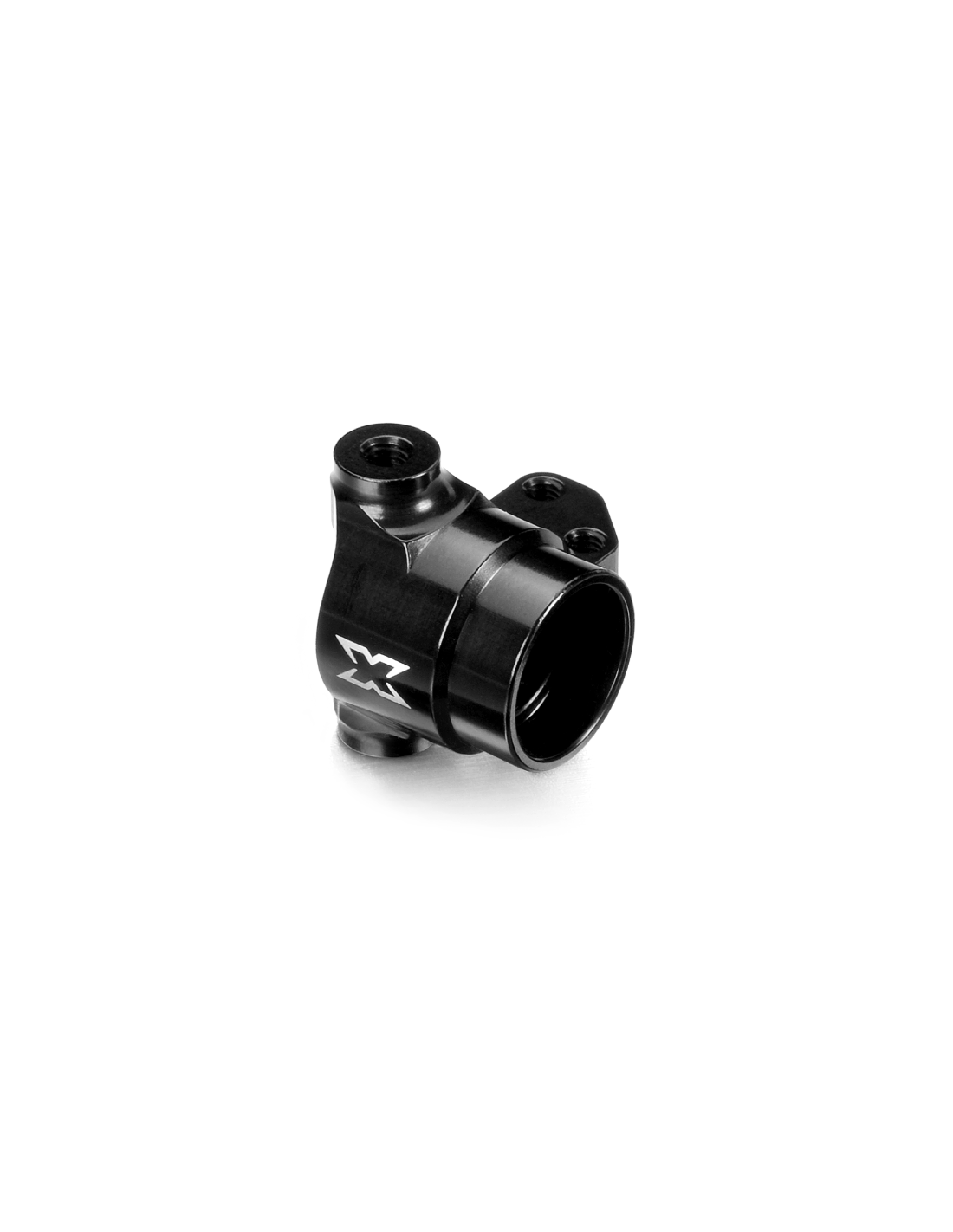 ALU STEERING BLOCK - BLACK - SWISS 7075 T6