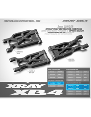 COMPOSITE LONG SUSPENSION ARM FRONT LOWER - HARD