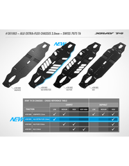 T4'20 ALU EXTRA-FLEX CHASSIS 2.0MM - SWISS 7075 T6