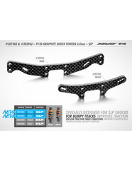 T4'20 SLP GRAPHITE SHOCK TOWER FRONT 3.0MM