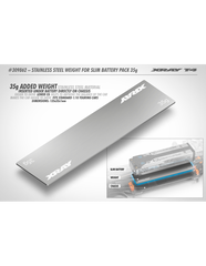 XRAY STAINLESS STEEL WEIGHT FOR SLIM BATTERY PACK 35G 309862