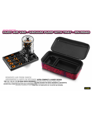 HUDY AIR VAC - VACUUM PUMP WITH TRAY - ON-ROAD 1/8, 1/10, 1/12