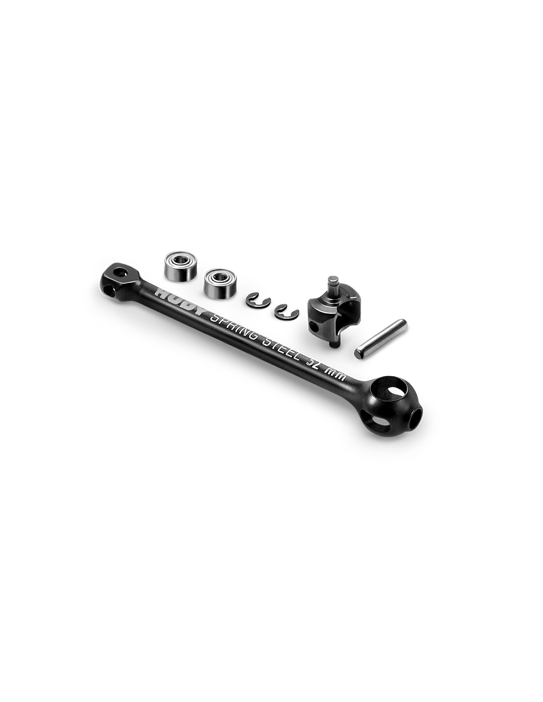 ECS BB DRIVE SHAFT 52MM - SET - HUDY SPRING STEEL
