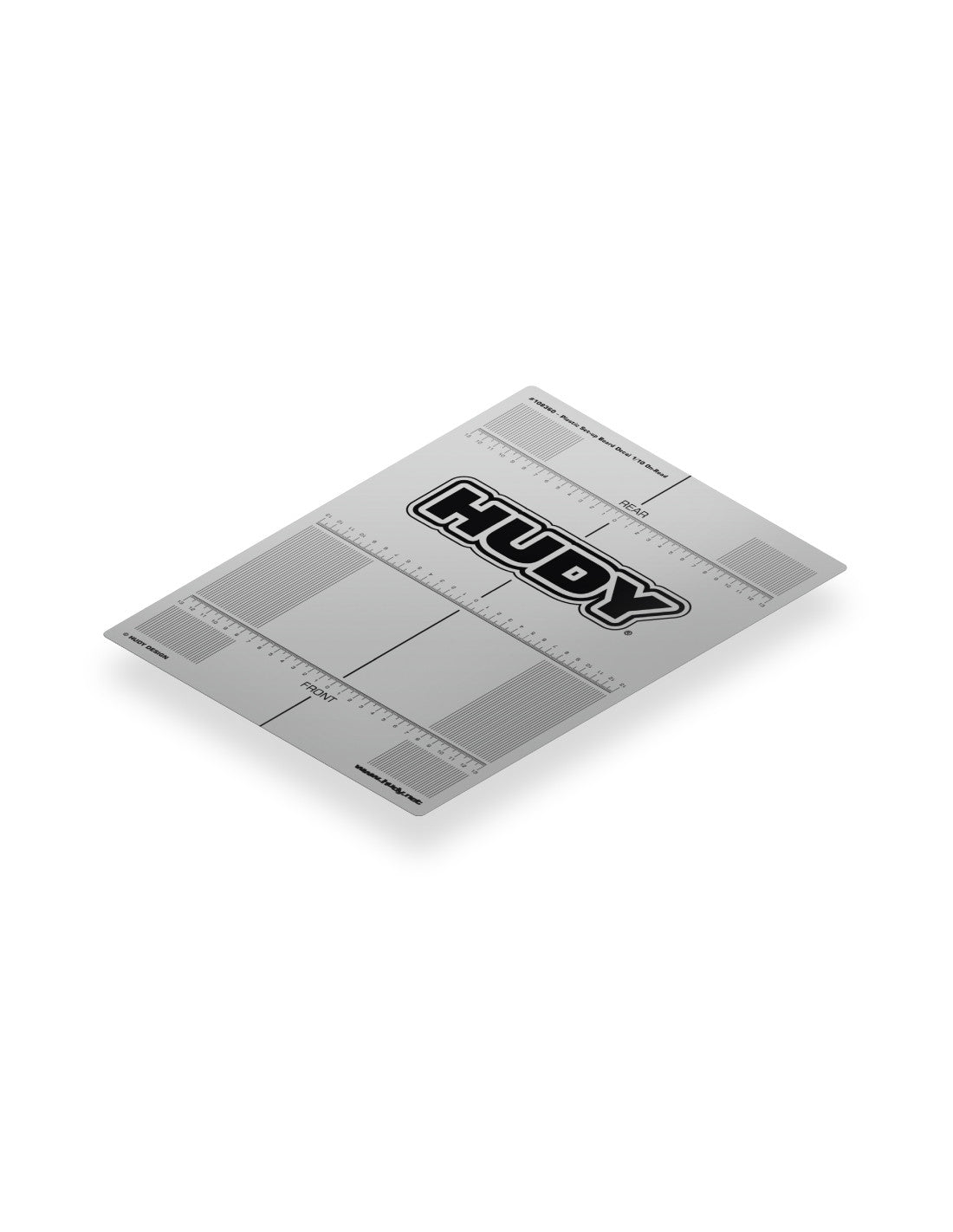 PLASTIC SET-UP BOARD DECAL 282x386mm - 1/10 TC