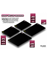 FLAT SET-UP BOARD 1/10 & 1/12 ON-ROAD - LIGHTWEIGHT - BLACK