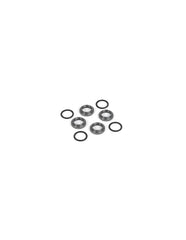 SHOCK ADJ. NUT ALU + O-RING - BLACK (4)