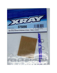SET OF ALU SHIMS 6.37x8.4MM (0.5MM, 1.0MM, 2.0MM)