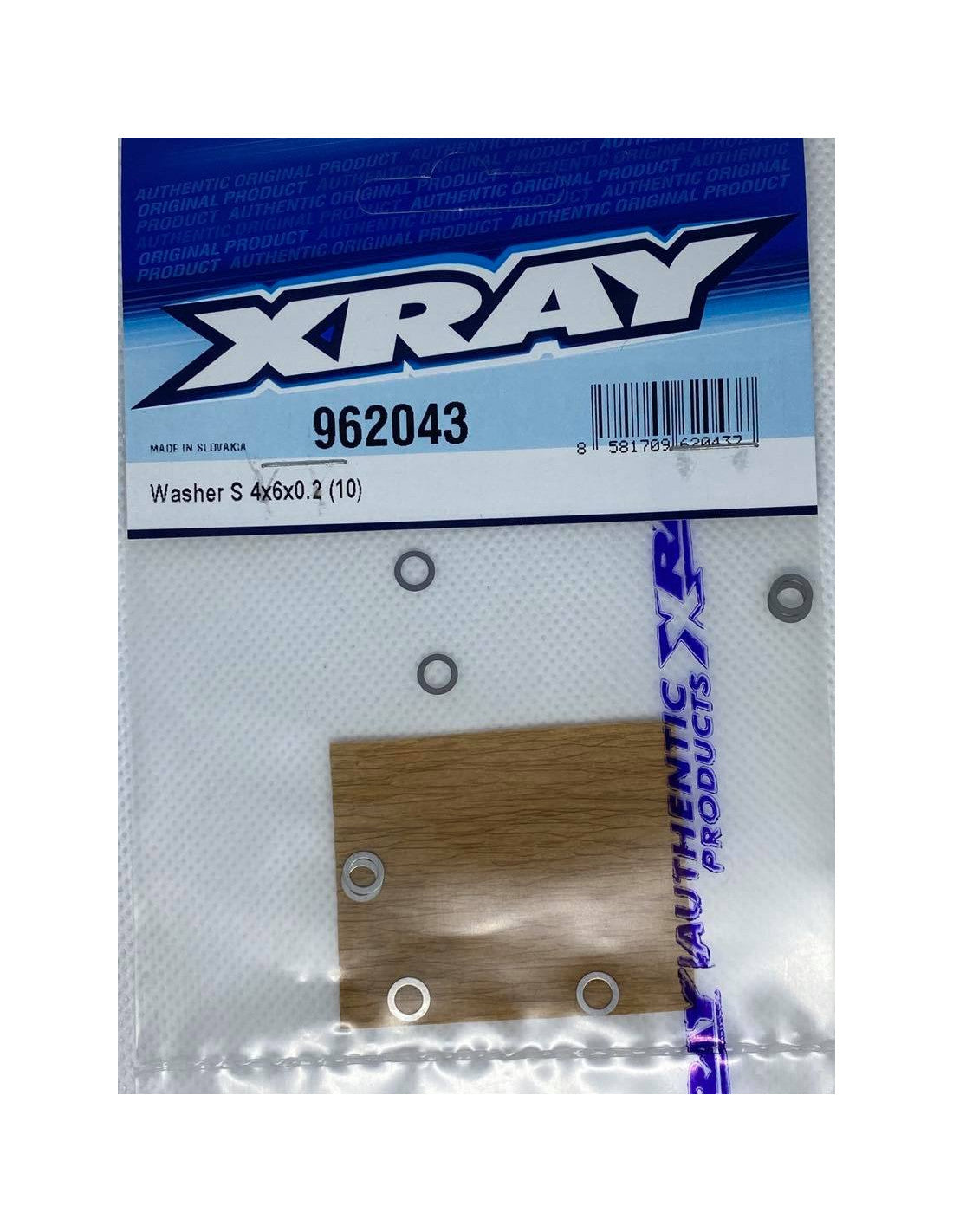 WASHER S 4x6x0.2  (10) 962043