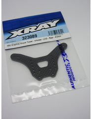 XB2 GRAPHITE SHOCK TOWER - 4-HOLES - LCG - REAR - 4.0MM