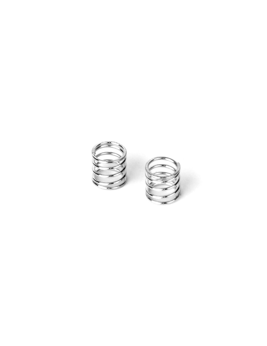 FRONT COIL SPRING FOR 4MM PIN C 1.8-2.0 - SILVER (2)