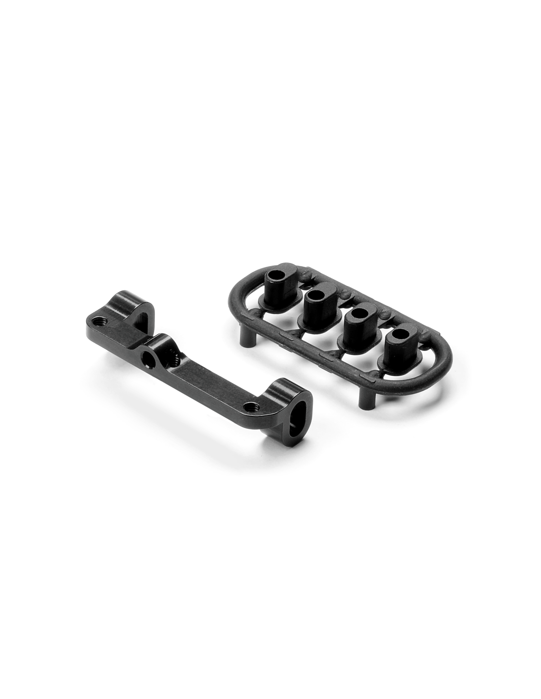 ALU UPPER ARM HOLDER -  RIGHT - BLACK - SWISS 7075 T6 - SET