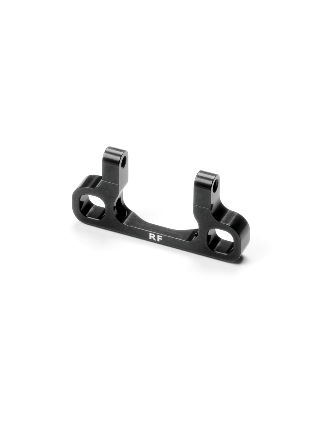 ALU REAR LOWER 1-PIECE SUSPENSION HOLDER - FRONT - BLACK - RF
