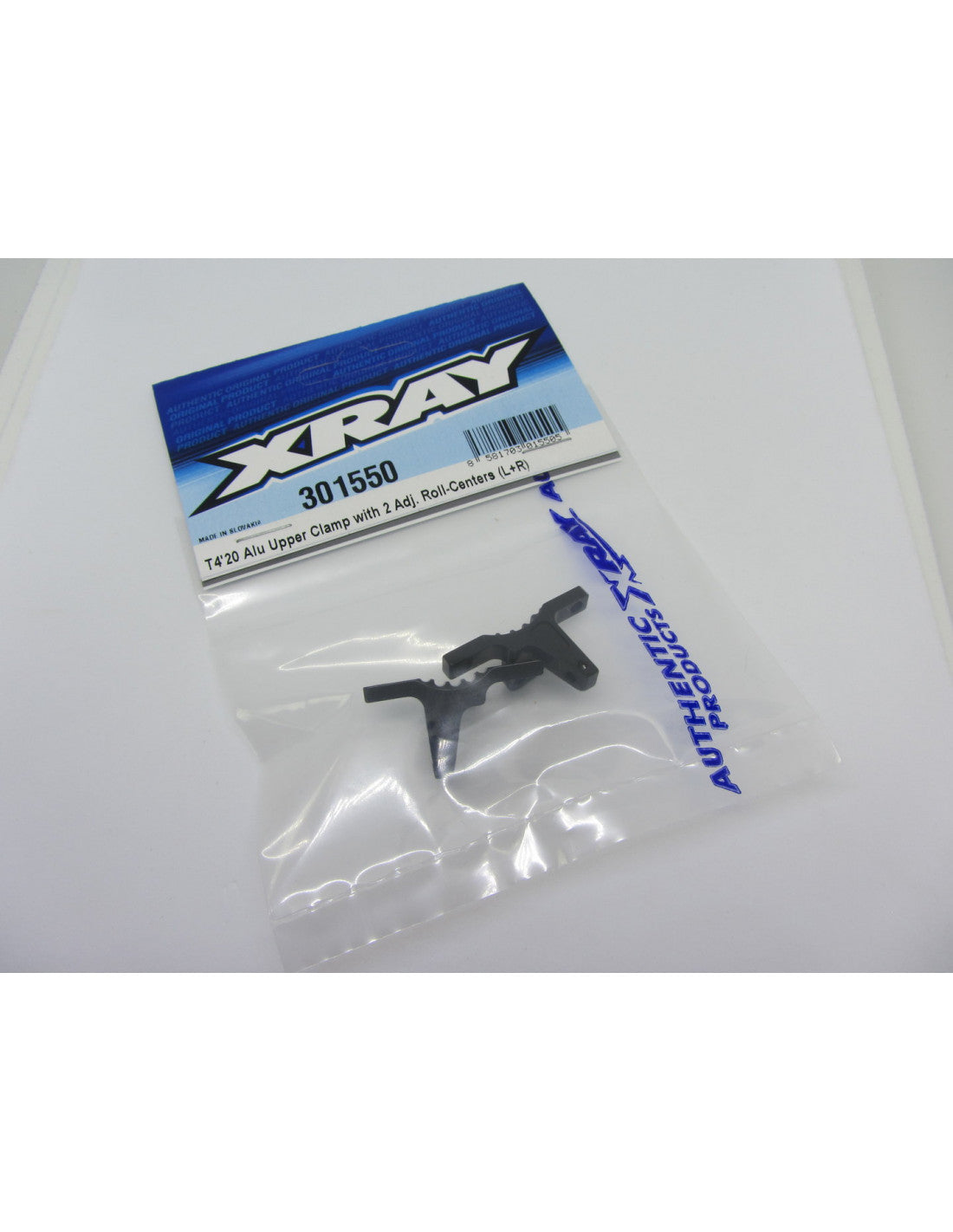 T4'20 ALU UPPER CLAMP WITH 2 ADJ. ROLL-CENTERS (L+R)