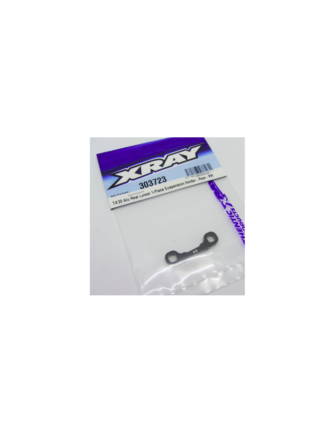 T4'20 ALU REAR LOWER 1-PIECE SUSPENSION HOLDER - REAR - RR