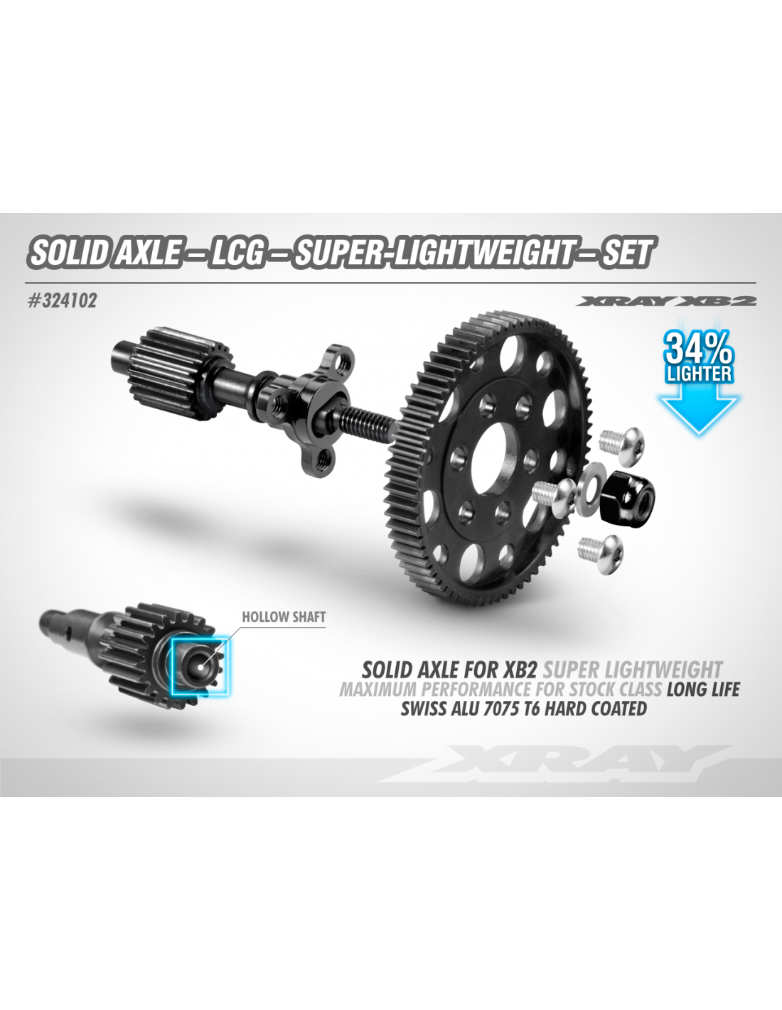 SOLID AXLE - LCG - LIGHTWEIGHT - SET
