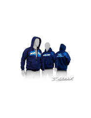 (S) XRAY SWEATER HOODED WITH ZIPPER - BLUE (S)