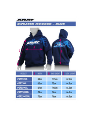 XRAY SWEATER HOODED - BLUE (S)