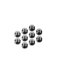 Alu Nut M4 - Black (10)