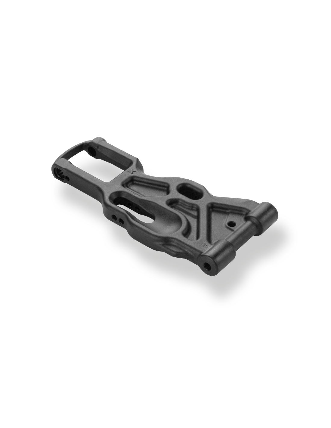 XB8 C-HUB COMPOSITE FRONT LOWER SUSPENSION ARM - GRAPHITE