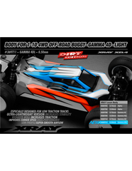 BODY FOR 1/10 4WD OFF-ROAD BUGGY - GAMMA 4D - LIGHT